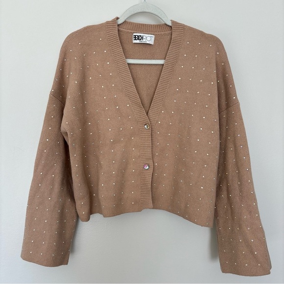 Beach Riot Super Cute Tan Cardigan - Picture 5 of 8